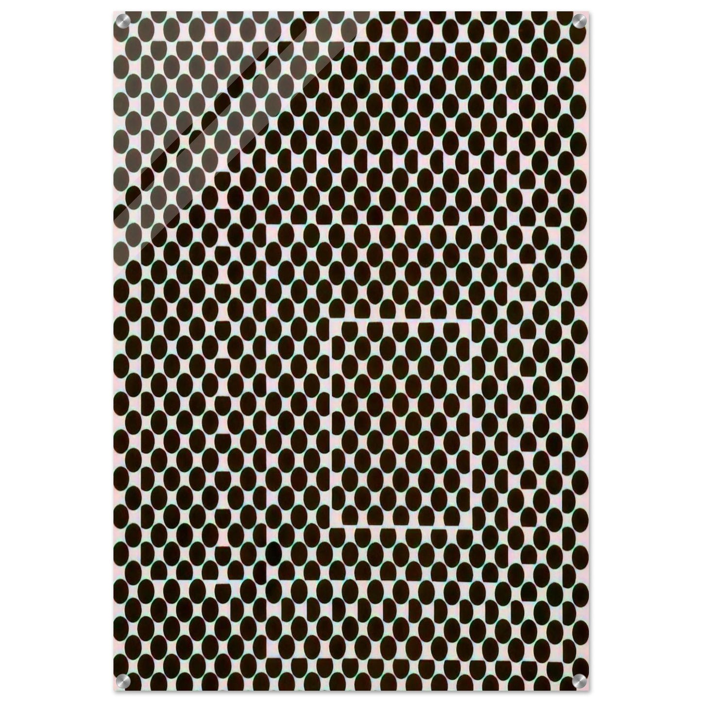 Yvaral - 1956 - Victor Vasarely Acrylic Print - 70x100 cm / 28x40″ inches | Victor Vasarely Wall Art | Victor Vasarely Prints