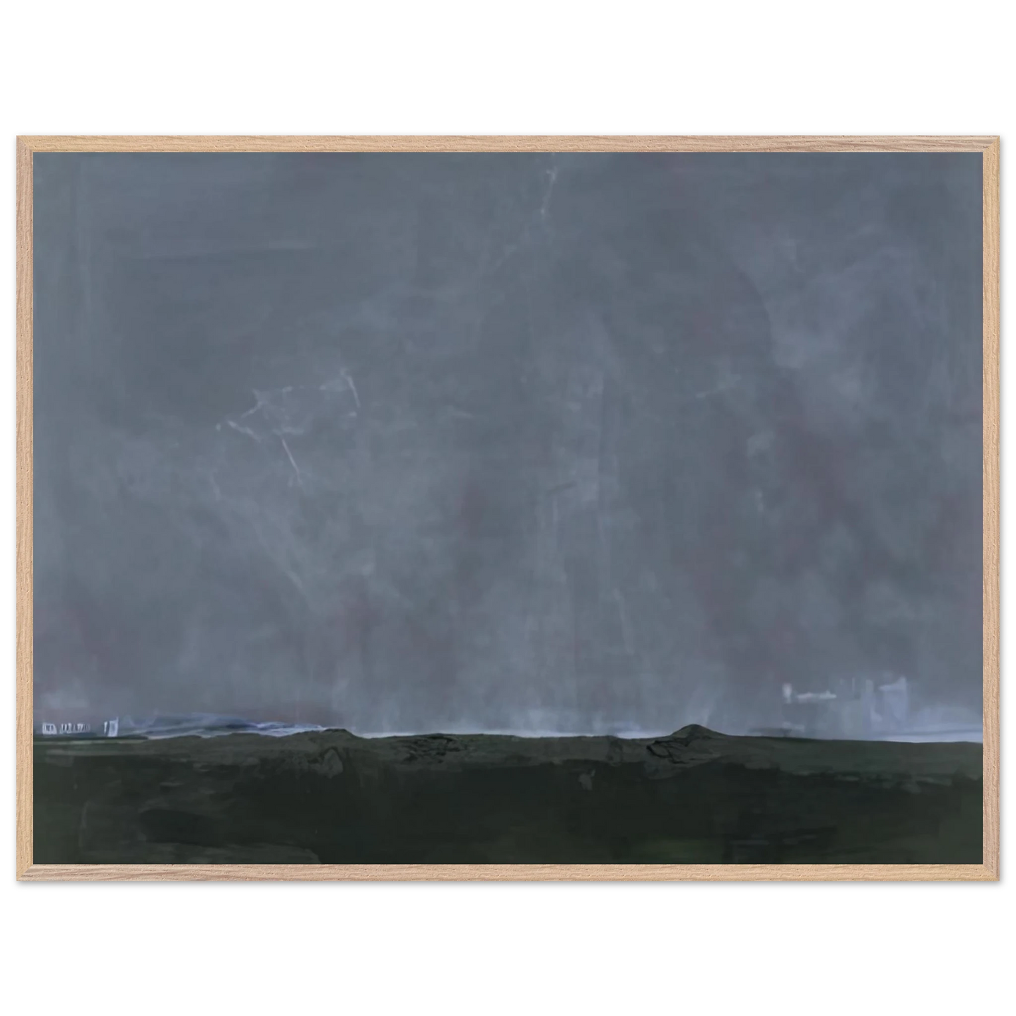 Helen Frankenthaler - Driving East, 2002- Wall Art - 21x29.7 cm / 8x12" - Premium Wooden Framed Poster With Fine Art Paper - Black frame