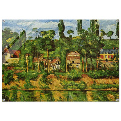 The Chateau de Medan - Paul Cézanne Acrylic Print - 70x100 cm / 28x40″ inches
