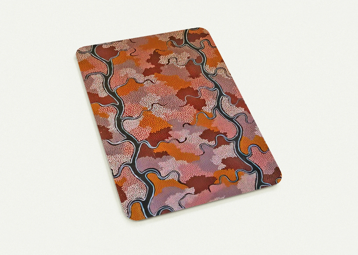 Lightning Dreaming - 1989 By Clifford Possum Tjapaltjarri Pack of 10 Post Cards | Clifford Possum Tjapaltjarri Post Cards | A6 (10.5 x 14.8 cm) - 4.1 x 5.8 inches