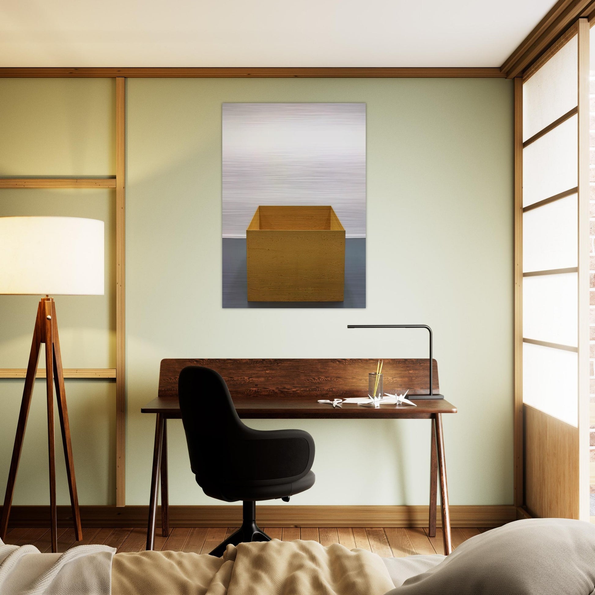 Untitled - 1976 - Donald Judd Brushed Aluminum Print - 70x100 cm / 28x40 inches | Donald Judd Aluminum Print | Donald Judd Prints