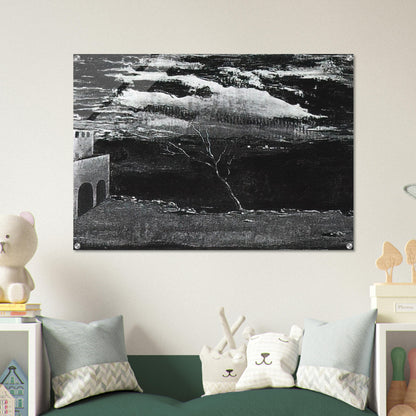 LANDSCAPE NEAR AMPURDAN - Salvador Dali Acrylic Print - 70x100 cm / 28x40″ inches | Salvador Dali Wall Art | Salvador Dali Prints