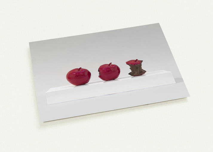 2 Minutes 33 Seconds Red - 1962 By Billy Apple Pack of 10 Post Cards | Billy Apple Post Cards | A6 (10.5 x 14.8 cm) - 4.1 x 5.8 inches