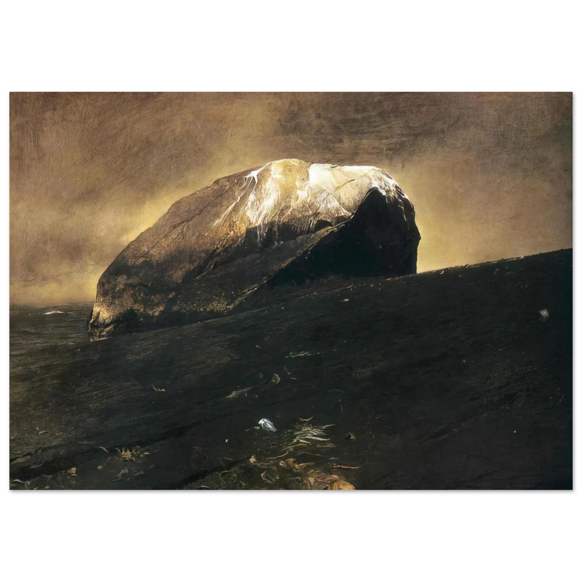 Andrew Wyeth - NOT DETECTED 42 Wall Art - 60x80 cm / 24x32 inches - Fine Art Poster - -