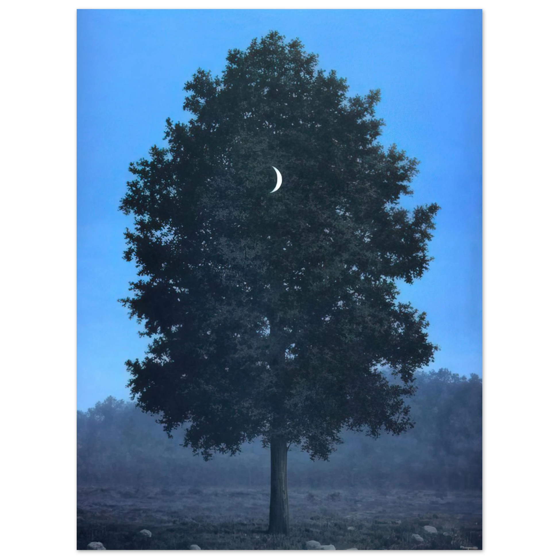 Rene Magritte - SIXTEENTH OF SEPTEMBER 1956 Fine Art Poster - Default Title