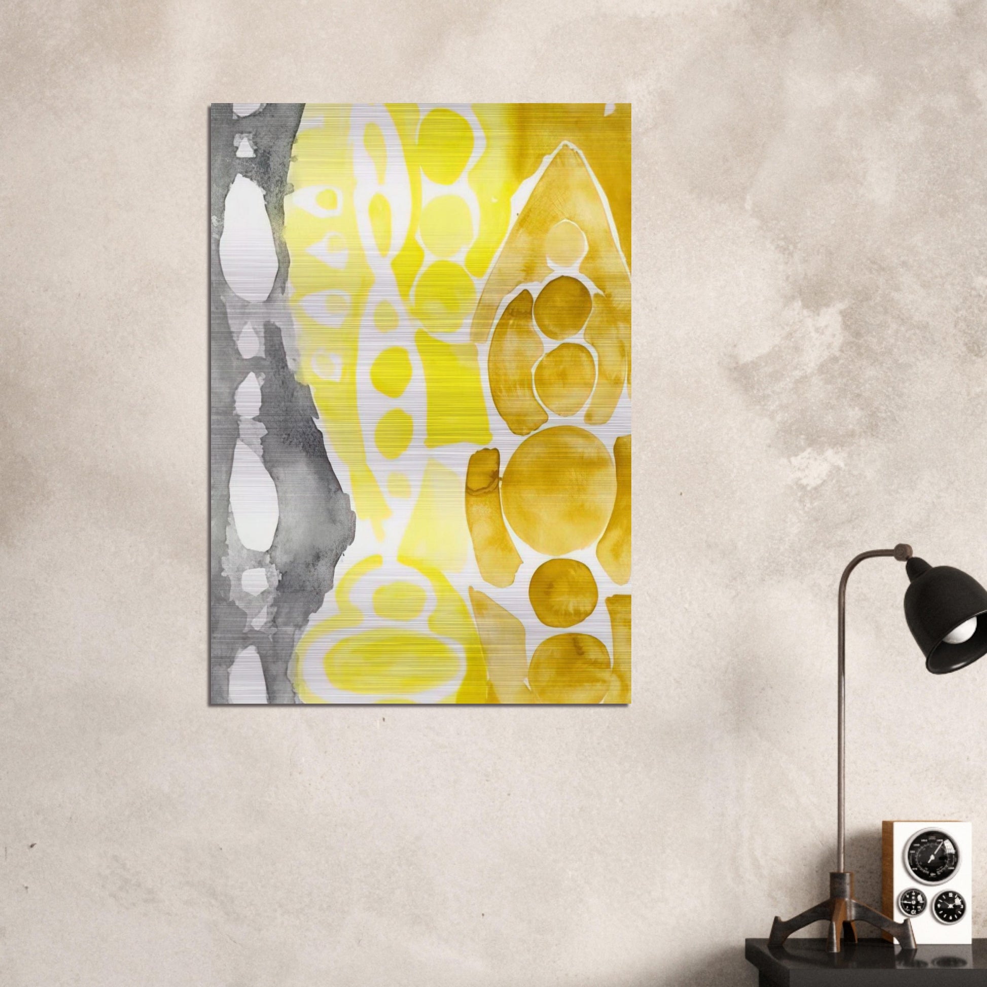 Siebdruck 1966 - 1 NOR - 1966 - Ernst Wilhelm Nay Brushed Aluminum Print - 70x100 cm / 28x40 inches | Ernst Wilhelm Nay Aluminum Print | Ernst Wilhelm Nay Prints