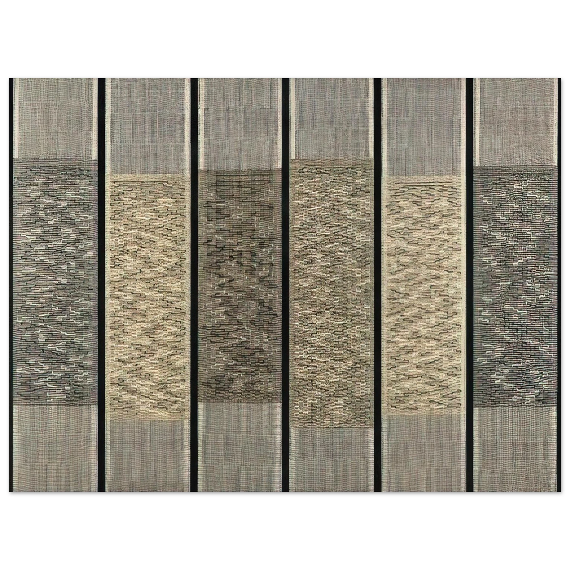 Anni Albers - SIX PRAYERS 1965 Fine Art Poster - Default Title