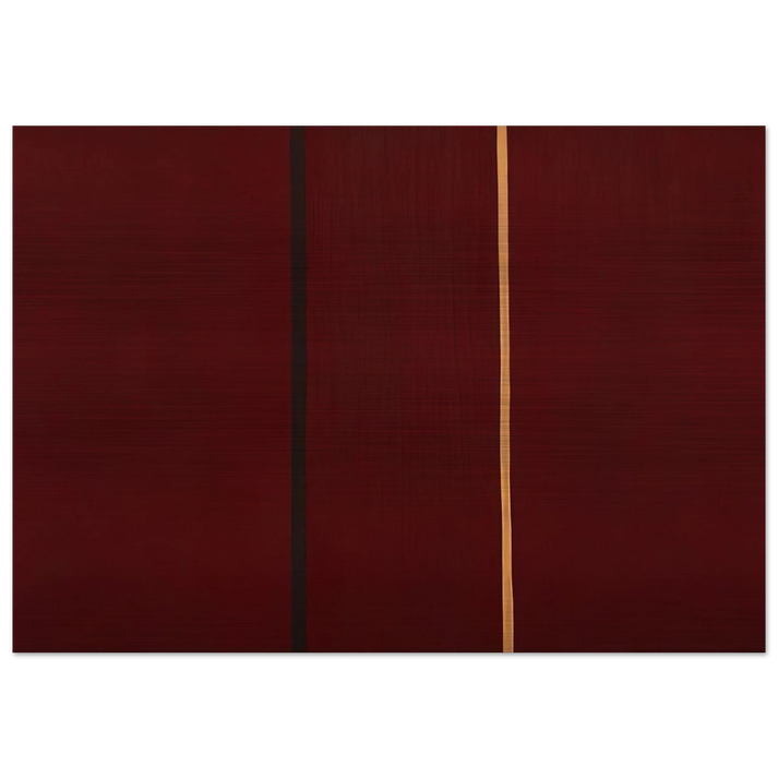Covenant - Barnett Newman Brushed Aluminum Print - 70x100 cm / 28x40 inches | Barnett Newman Aluminum Print | Barnett Newman Prints