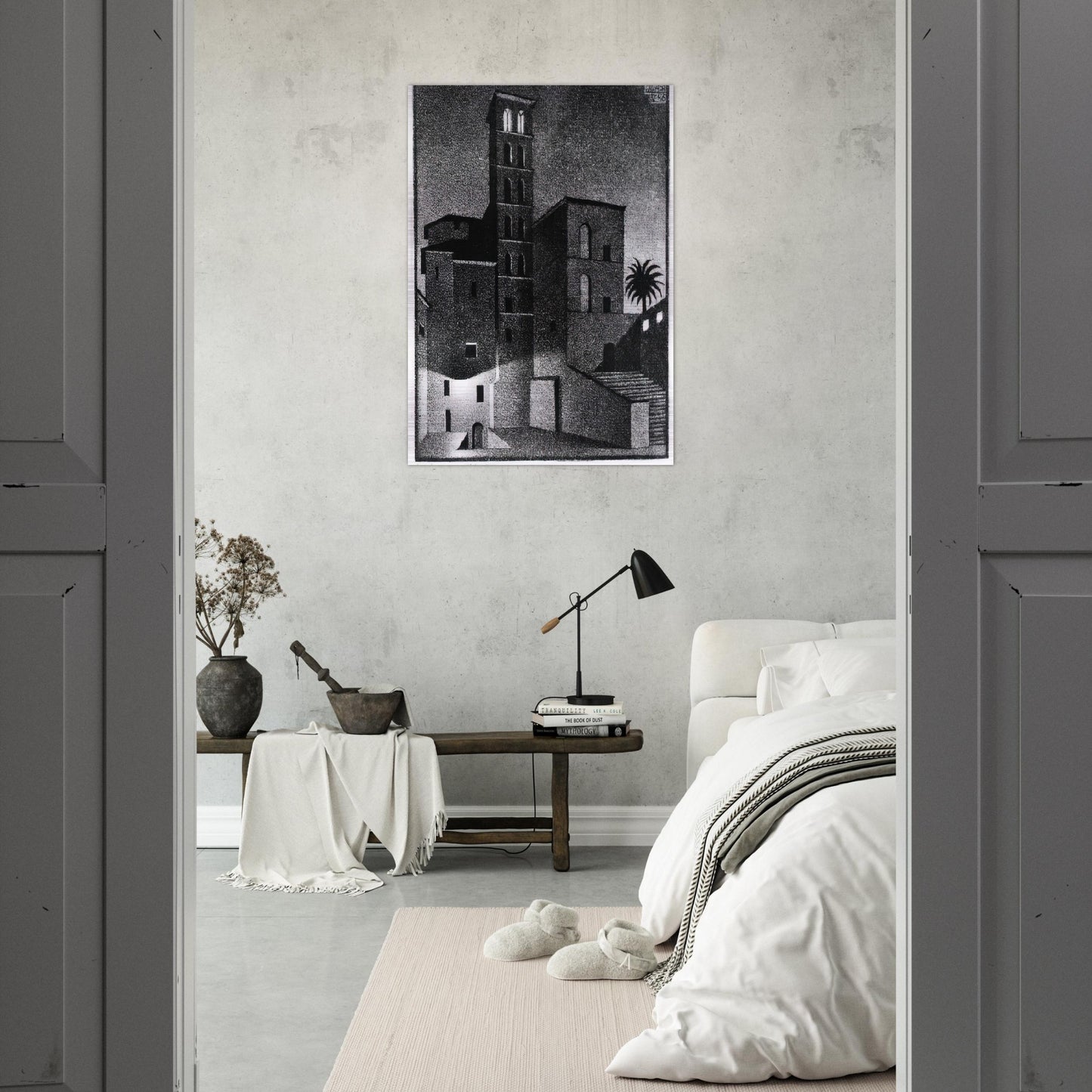 ESCHER (27) - MC Escher Brushed Aluminum Print - 70x100 cm / 28x40 inches | MC Escher Aluminum Print | MC Escher Prints