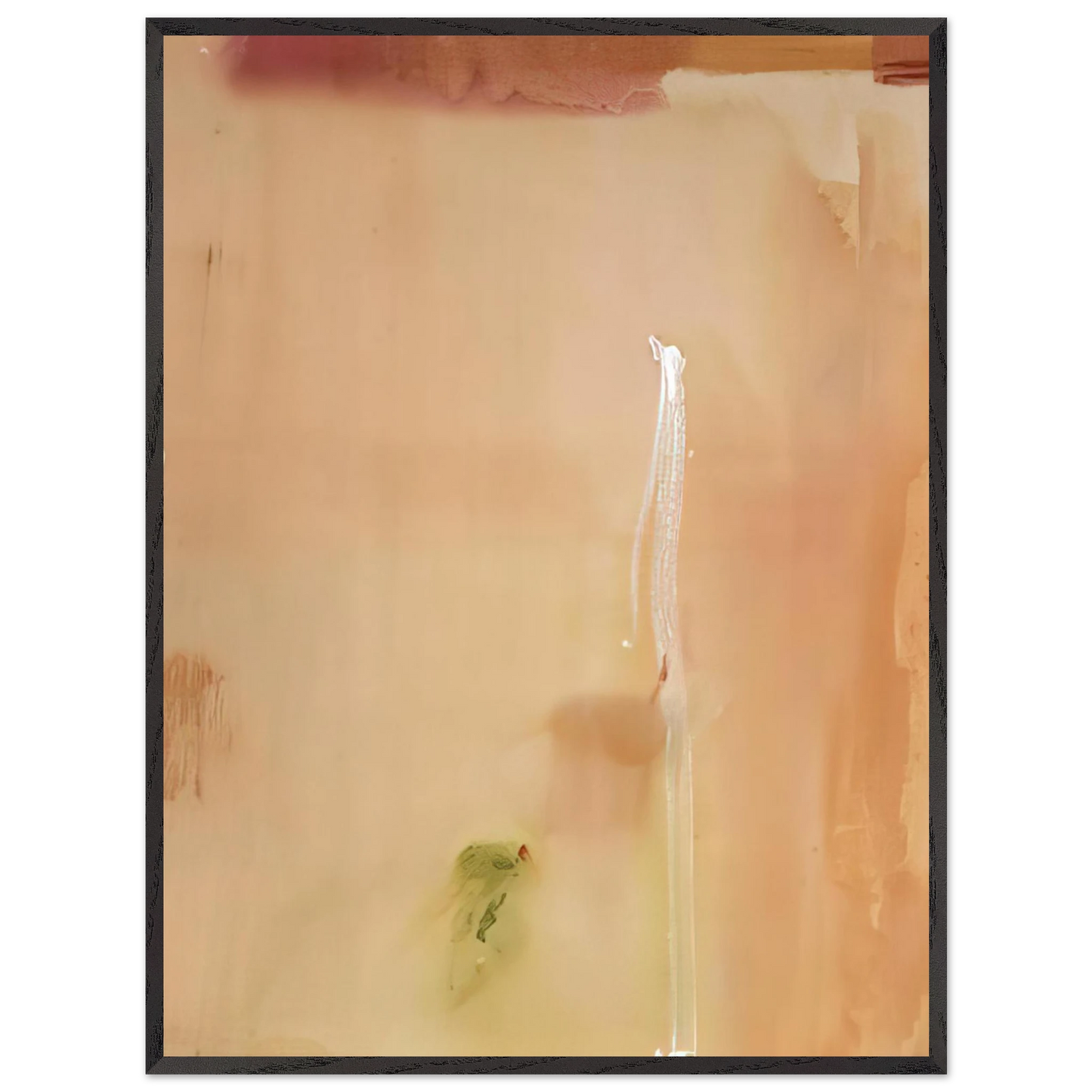 Helen Frankenthaler - Dawn Stroke - 1977 Wall art - A1 (59.4 x 84.1  cm) - Premium Wooden Framed Poster With Fine Art Paper - White frame