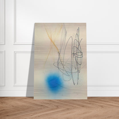 Abstract Composition - 1968 - John Ferren Brushed Aluminum Print - 70x100 cm / 28x40 inches | John Ferren Aluminum Print | John Ferren Prints