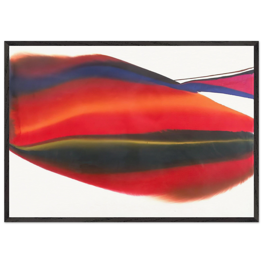 Phenomena Lands End - Paul Jenkins Framed Art Print – Black Wooden Frame - Default Title - -Framed Art Print