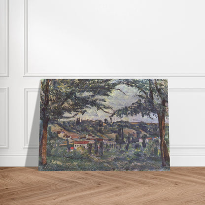 Landscape - Paul Cézanne Brushed Aluminum Print - 70x100 cm / 28x40 inches | Paul Cézanne Aluminum Print | Paul Cézanne Prints