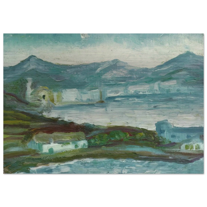 CADAQUES 2 - Salvador Dali Brushed Aluminum Print - 70x100 cm / 28x40 inches | Salvador Dali Aluminum Print | Salvador Dali Prints