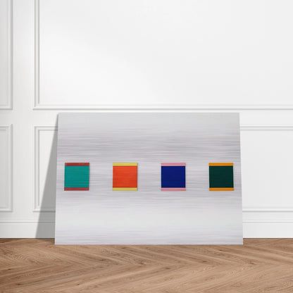 CONEY ISLAND II 1975 - BLINKY PALERMO Brushed Aluminum Print - 70x100 cm / 28x40 inches | BLINKY PALERMO Aluminum Print | BLINKY PALERMO Prints