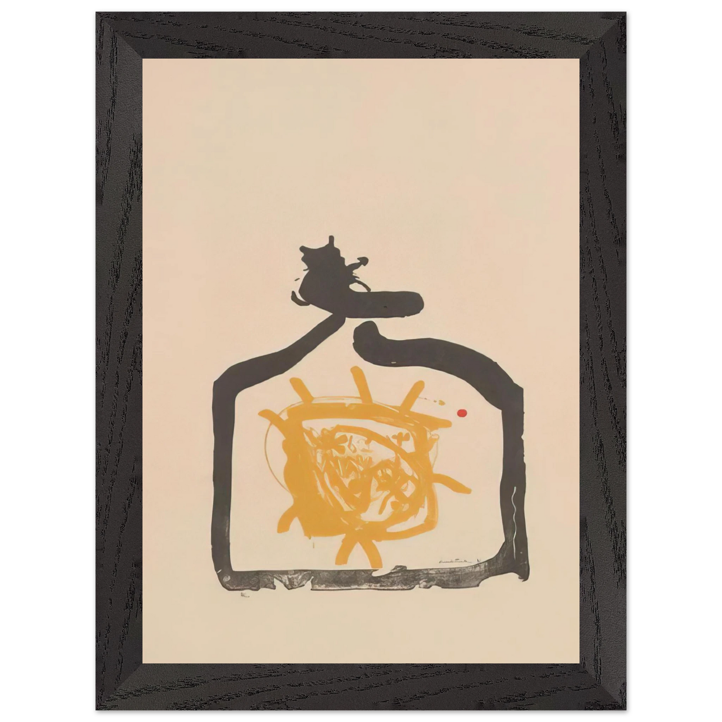Helen Frankenthaler - May 26th Backwards - 1961 Wall art - 30x40 cm / 12x16 inches - Premium Wooden Framed Poster With Fine Art Paper - White frame