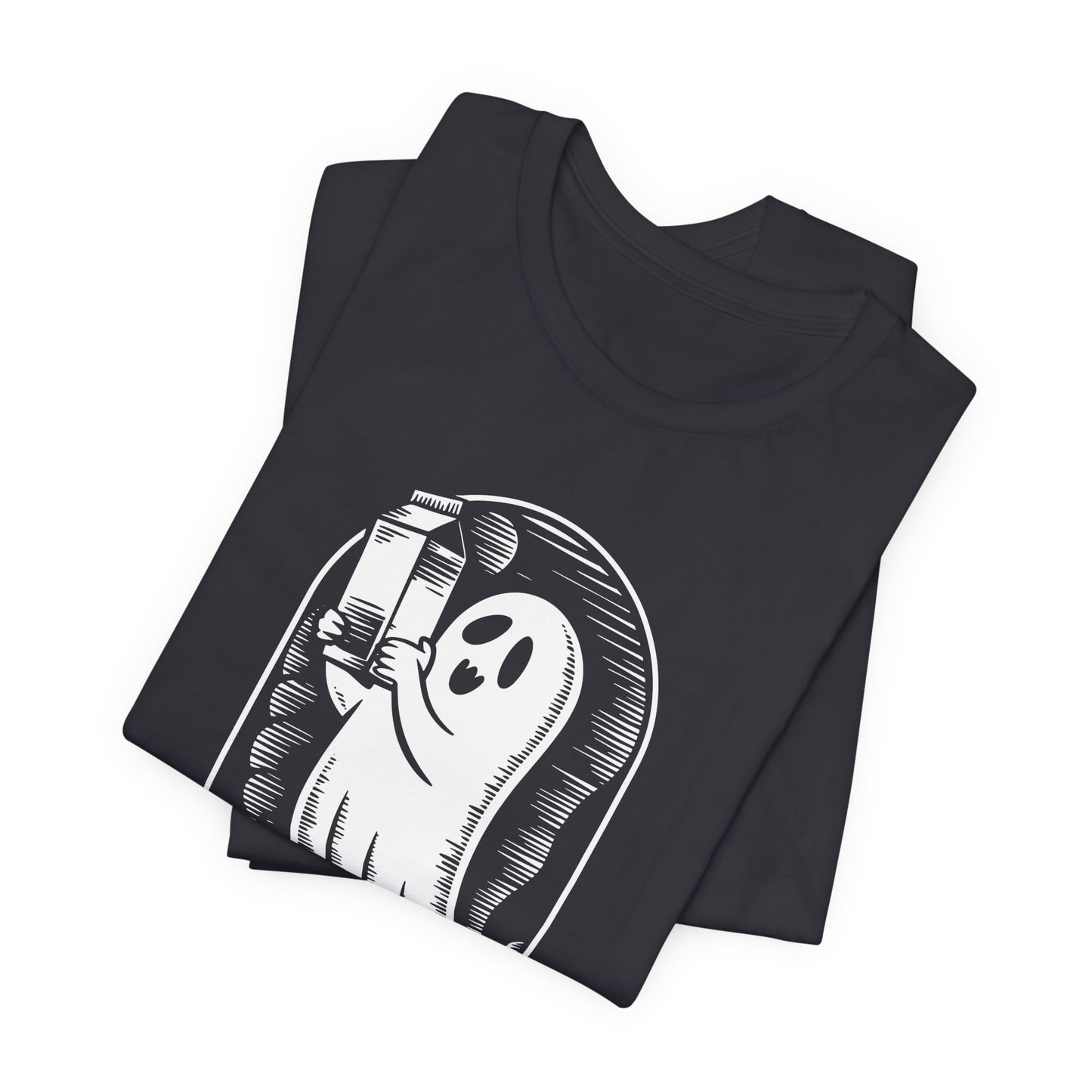just a dad who always came back with milk halloween T-shirt - Maglietta Unisex in Jersey a Maniche Corte