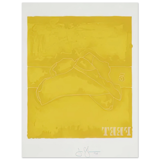 Jasper Johns - FEET 1974 Fine Art Poster - Default Title