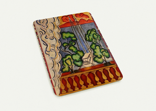 BOUQUET OF DAHLIAS AND WHITE BOOK 1923 By Henri Matisse Pack of 10 Post Cards | Henri Matisse Post Cards | A6 (10.5 x 14.8 cm) - 4.1 x 5.8 inches