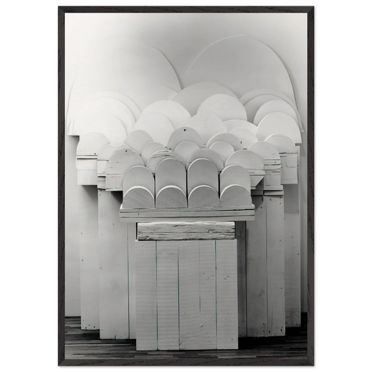 PARTIAL RECALL 1979 - Louise Bourgeois Framed Art Print – Black Wooden Frame - Default Title - -Framed Art Print