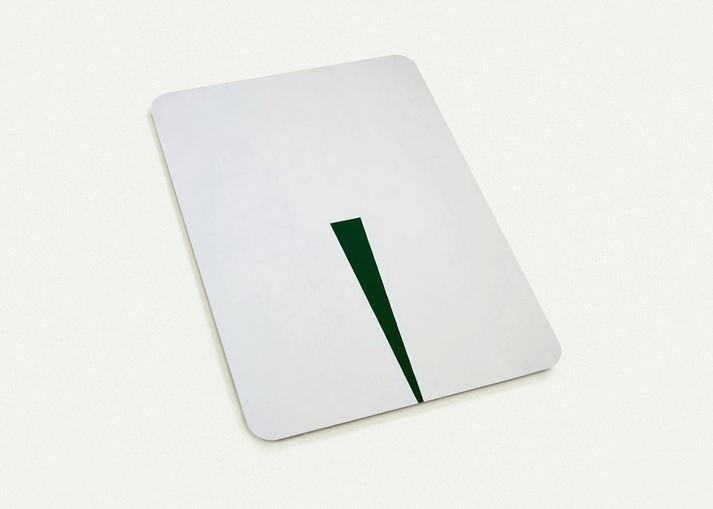 Blanco y Verde - 1966 By Carmen Herrera Pack of 10 Post Cards | Carmen Herrera Post Cards | A6 (10.5 x 14.8 cm) - 4.1 x 5.8 inches