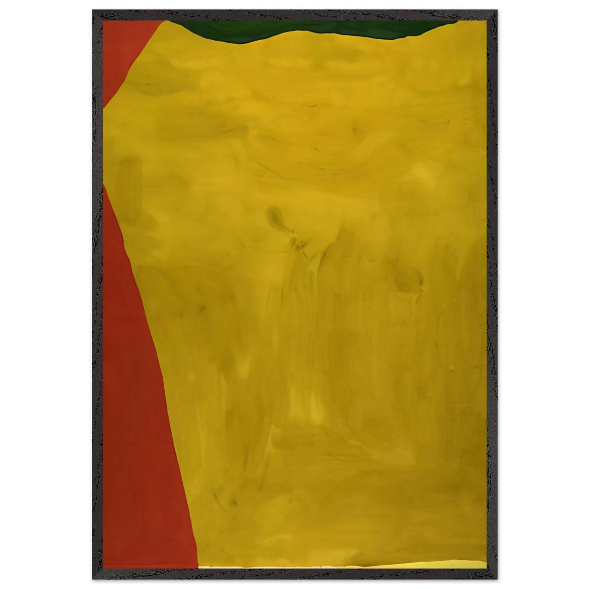 Blessing of the Fleet - 1969 - Helen Frankenthaler Framed Art Print – Black Wooden Frame - Default Title - -Framed Art Print