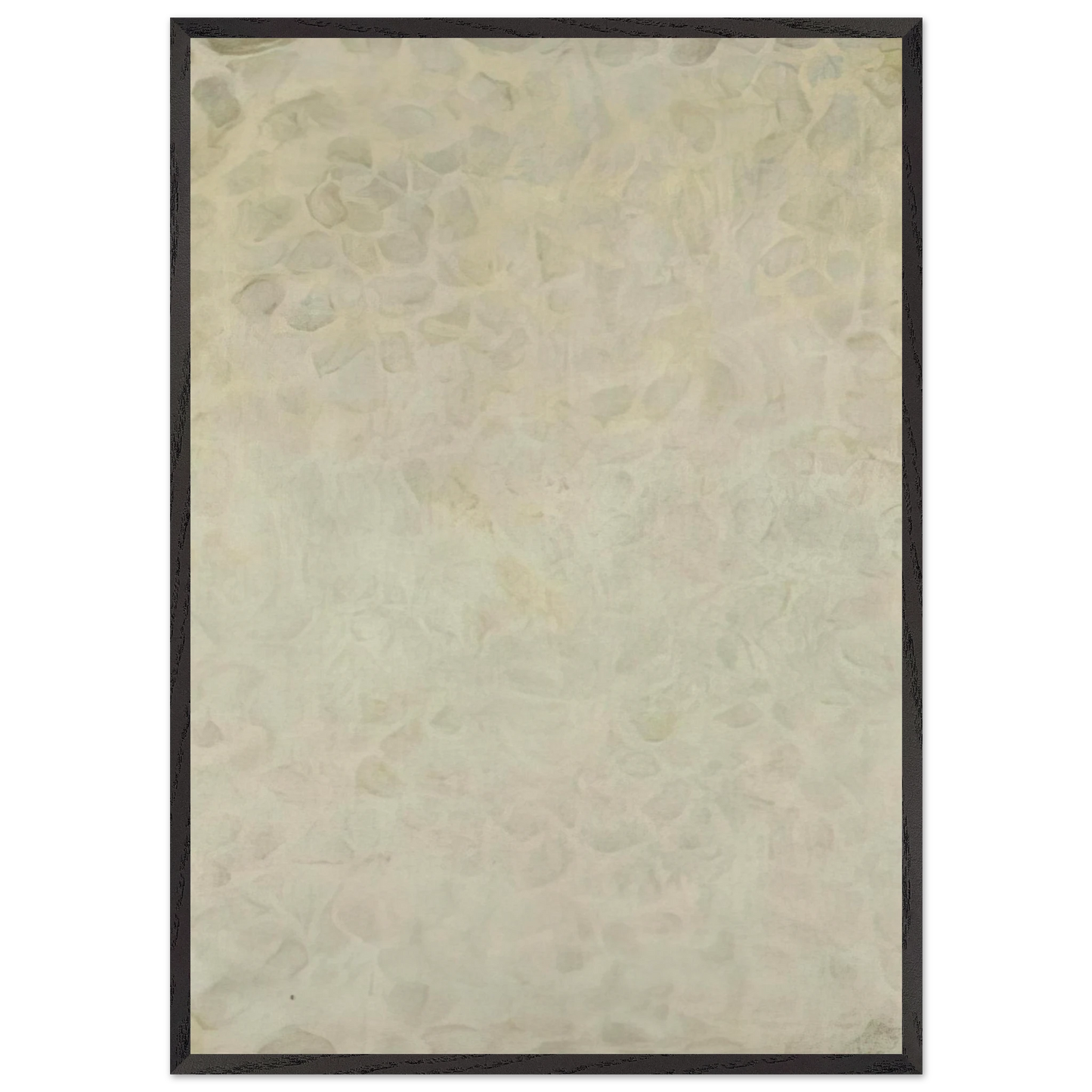 White N2 - Sam Francis Framed Art Print – Black Wooden Frame - Default Title - -Framed Art Print