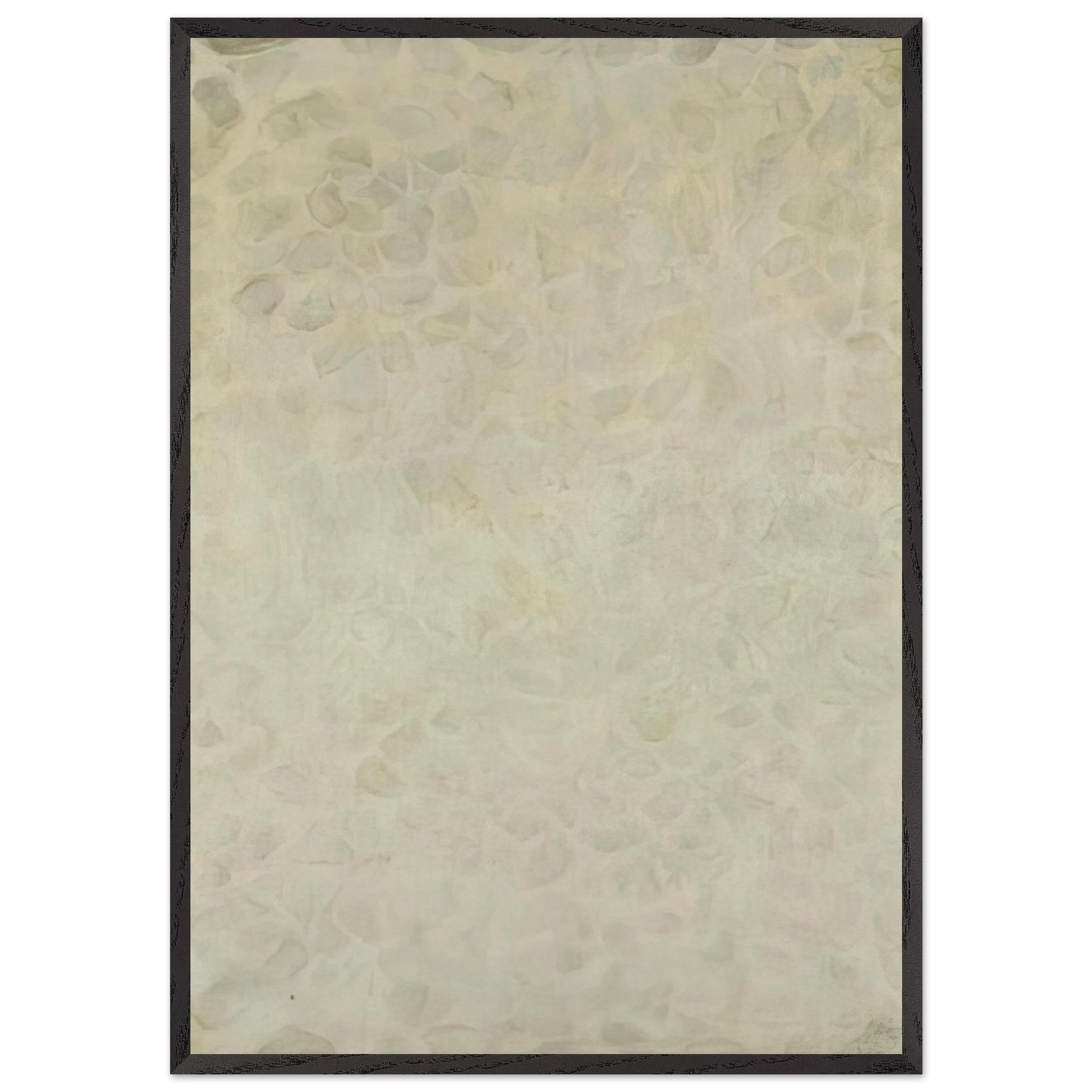 White N2 - Sam Francis Framed Art Print – Black Wooden Frame - Default Title - -Framed Art Print