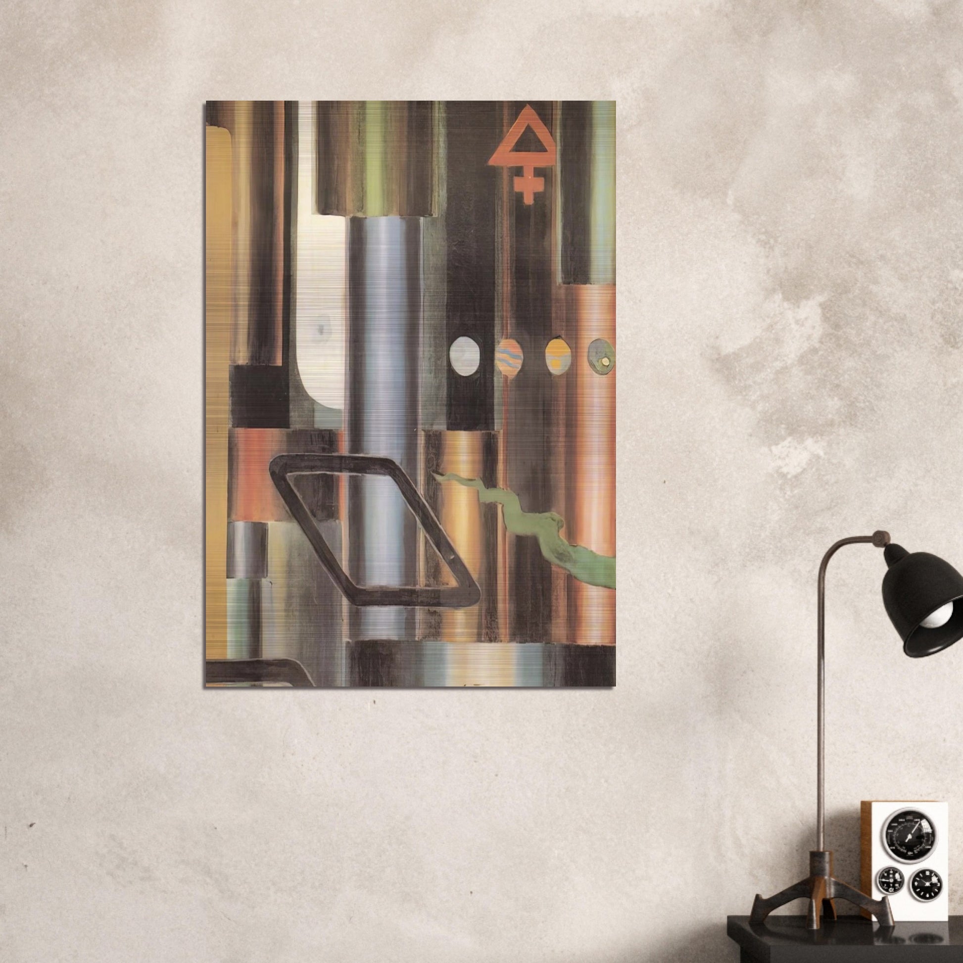 La libra s'infiamma e le piramidi - 1921 - Julius Evola Brushed Aluminum Print - 70x100 cm / 28x40 inches | Julius Evola Aluminum Print | Julius Evola Prints