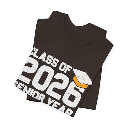 Class of 2026 Senior Year Tee, Graduation Shirt, Unisex Graduation Gift, High School Seniors Apparel, College Bound T-Shirt