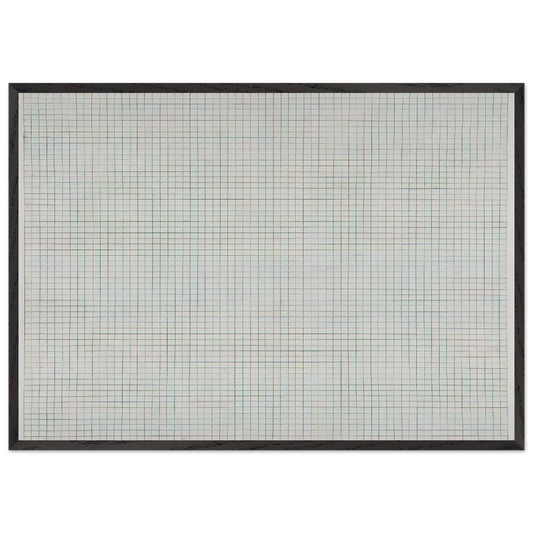 Untitled - 1973 N3 - Brice Marden Framed Art Print – Black Wooden Frame - Default Title - -Framed Art Print