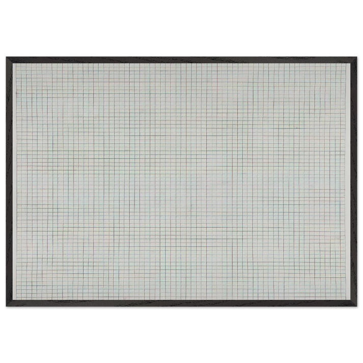 Untitled - 1973 N3 - Brice Marden 70x100 cm / 28x40 inches Framed Art Print – Black Wooden Frame