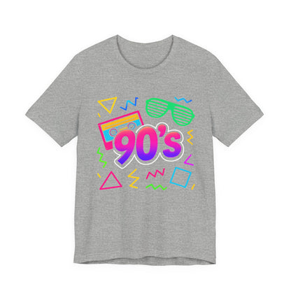 Musica old school anni '90 - vibrazioni arcade Classico anni '90 Vintage. Anni '90 Retro Mi piacciono gli anni Novanta Maglietta