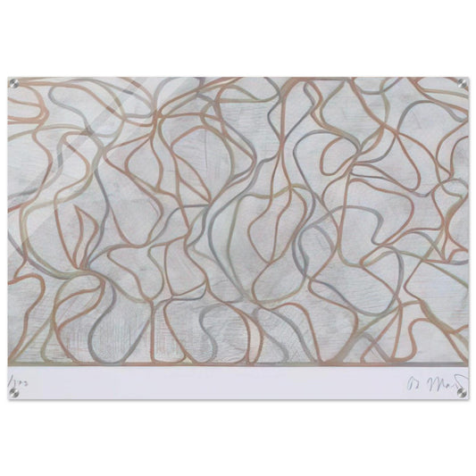 Distant Muses - 2000 - Brice Marden Acrylic Print - 70x100 cm / 28x40″ inches