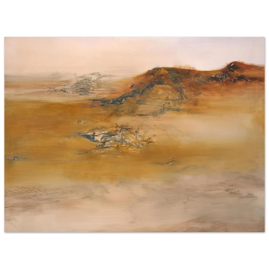 Zao Wou-Ki - 19 10 2001 2001 Fine Art Poster - Default Title