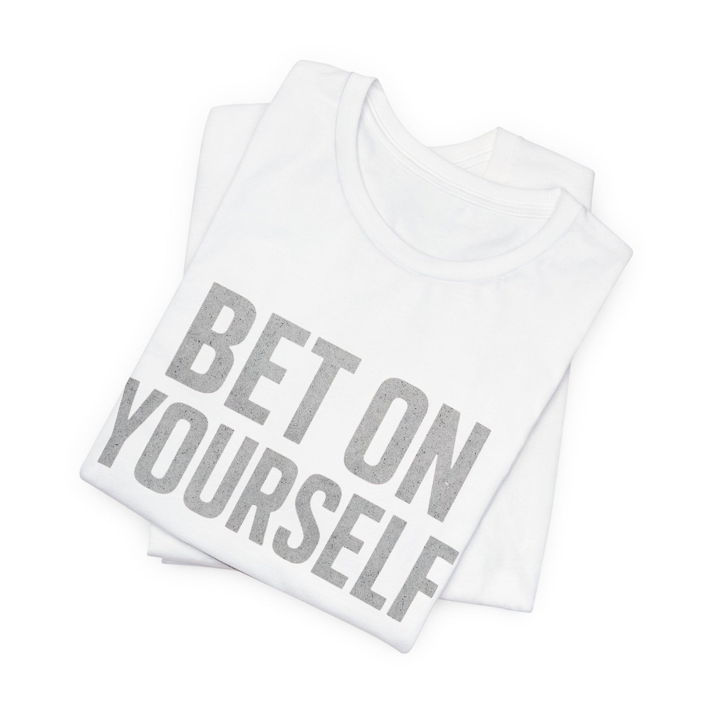 Fitness Motivation Tee - Gymish Lifestyle Bet On Yourself Workout Shirts for Men
