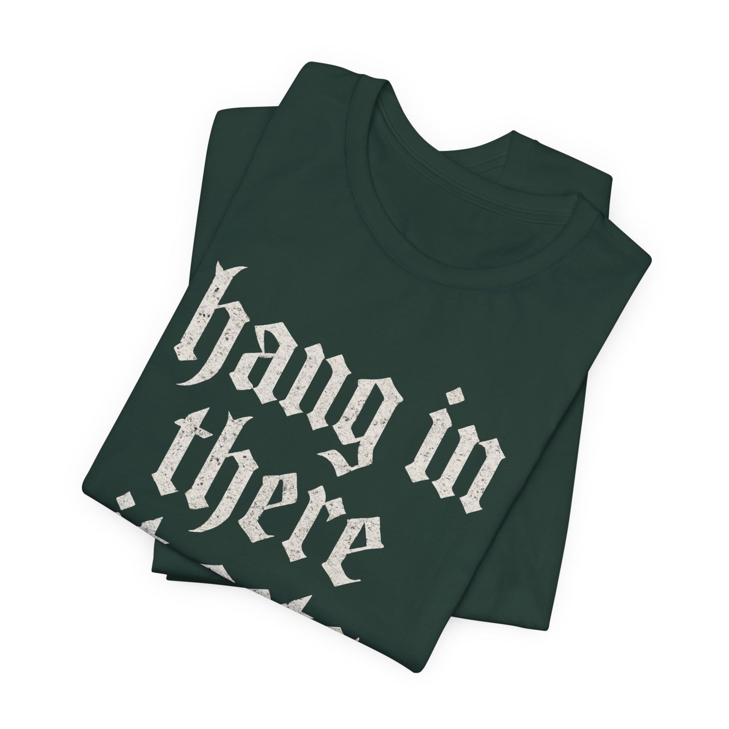 dark humor Hang in There It Gets Worse Funny sarcastic quote t-shirt graphic funny