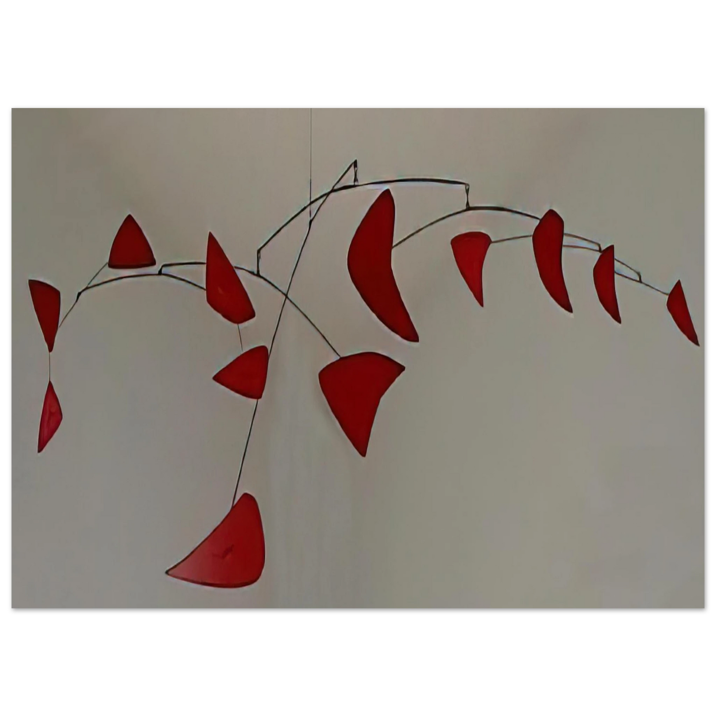 Alexander Calder - RED MOBILE 1956 Fine Art Poster - 75x100 cm / 30x40 inches