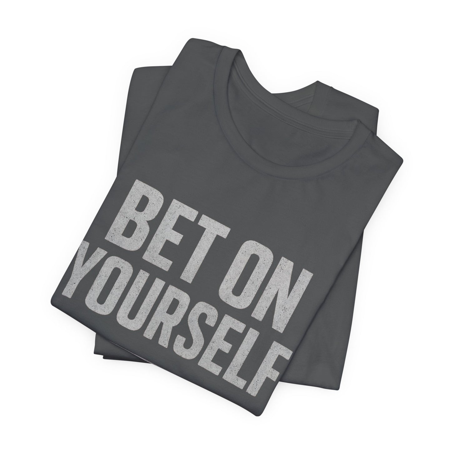 Fitness Motivation Tee - Gymish Lifestyle Bet On Yourself Workout Shirts for Men