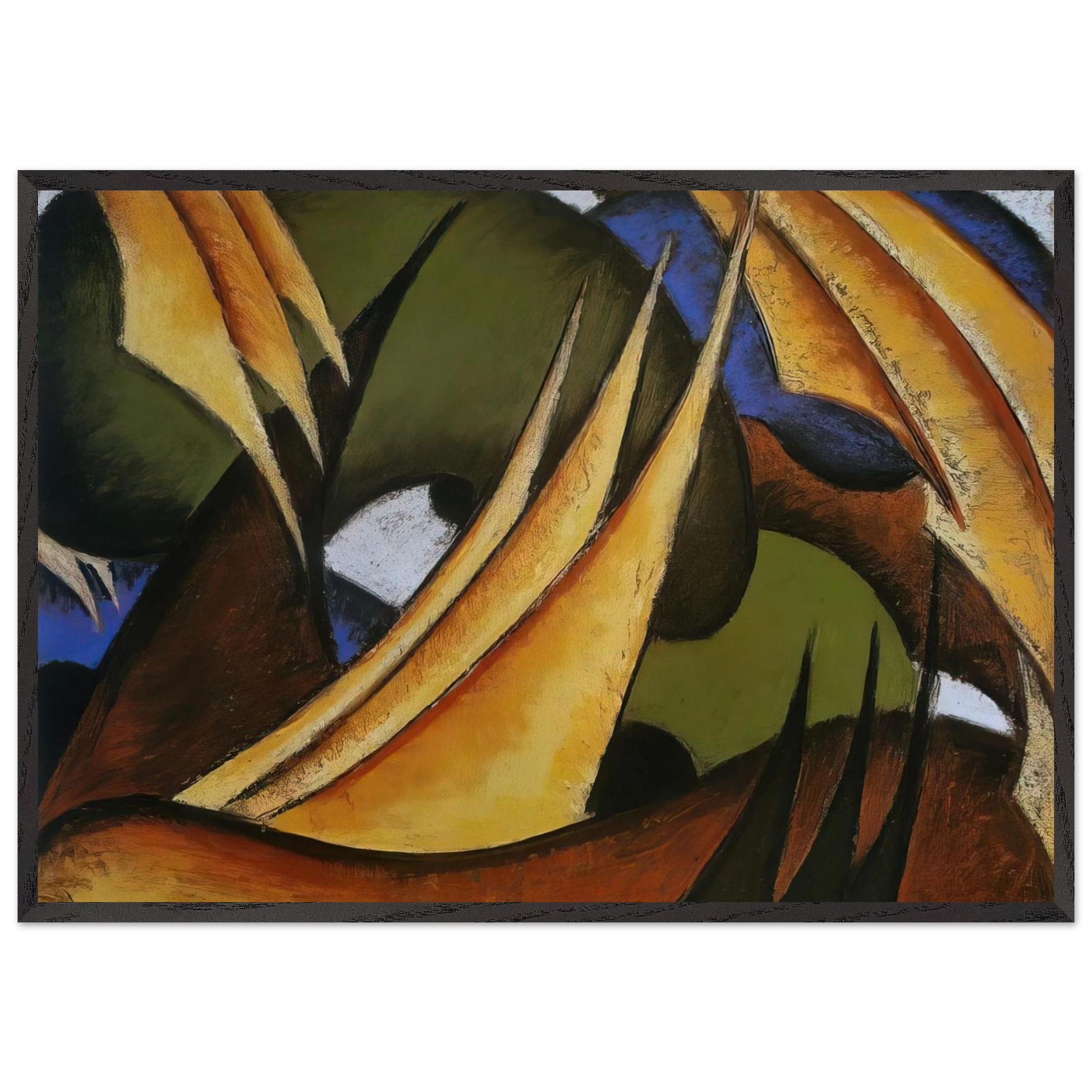 Sails - 1912 - Arthur Dove Framed Art Print – Black Wooden Frame - Default Title - -Framed Art Print