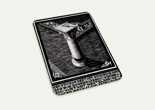 EMBLEMATA SUNDIAL By MC Escher Pack of 10 Post Cards | MC Escher Post Cards | A6 (10.5 x 14.8 cm) - 4.1 x 5.8 inches