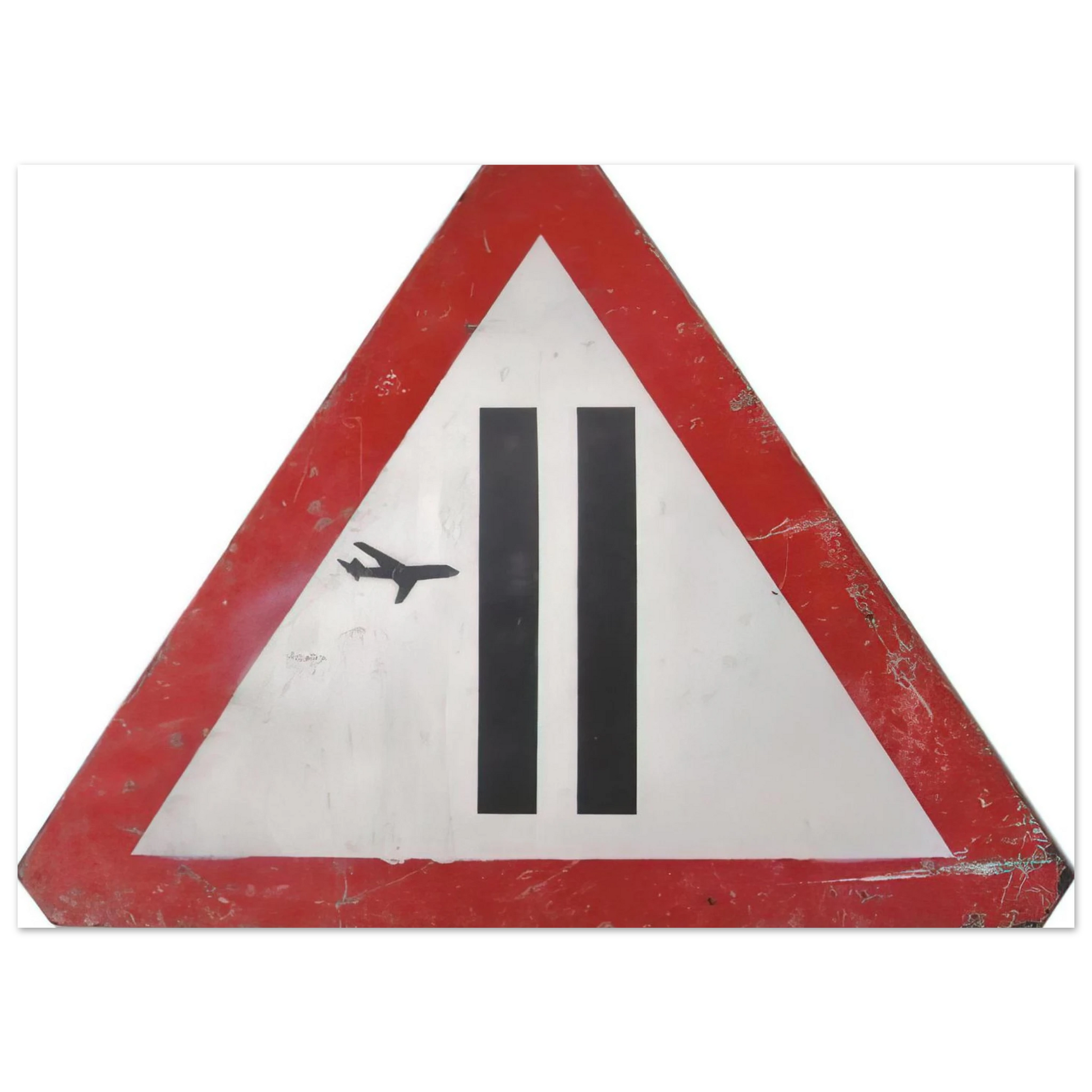 Banksy - WARNING SIGN 2006 Fine Art Poster - 40x60 cm / 16x24 inches