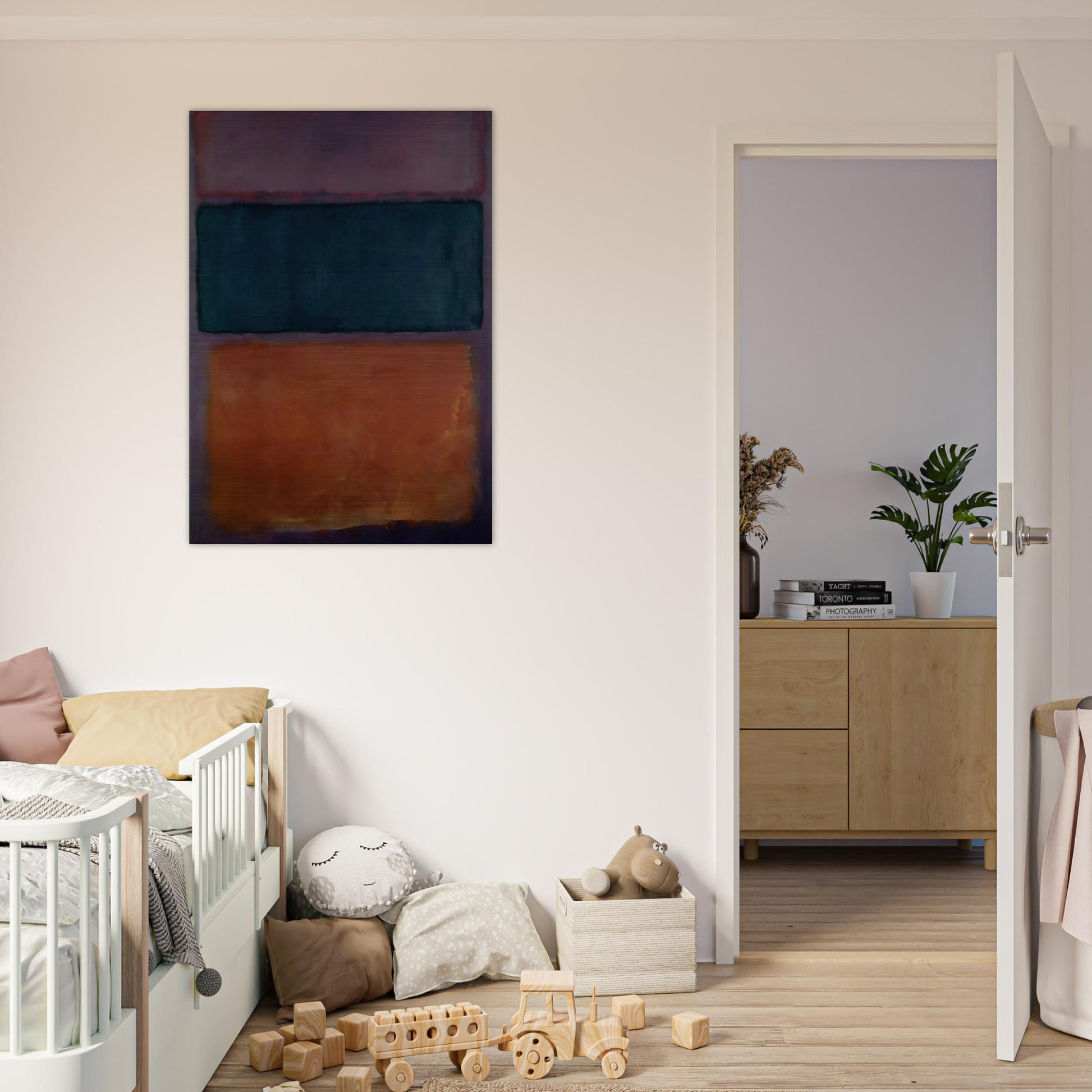 Untitled - 1963 - Mark Rothko Brushed Aluminum Print - 70x100 cm / 28x40 inches | Mark Rothko Aluminum Print | Mark Rothko Prints