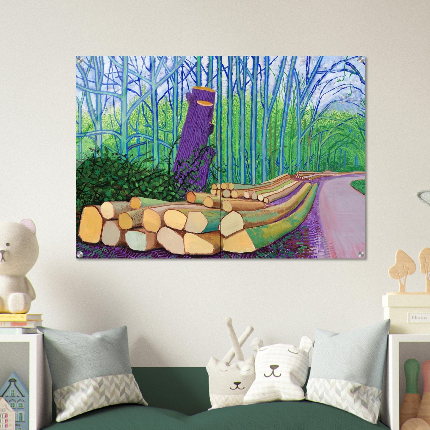 David Hockney - David Hockney Acrylic Print - 70x100 cm / 28x40″ inches | David Hockney Art | Artwork by David Hockney