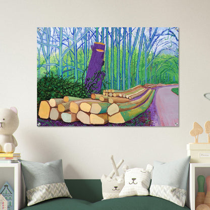 David Hockney - David Hockney Acrylic Print - 70x100 cm / 28x40″ inches | David Hockney Art | Artwork by David Hockney