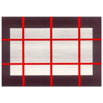 Untitled from Artists Against Torture Portfolio - 1993 - Donald Judd Brushed Aluminum Print - 70x100 cm / 28x40 inches | Donald Judd Aluminum Print | Donald Judd Prints