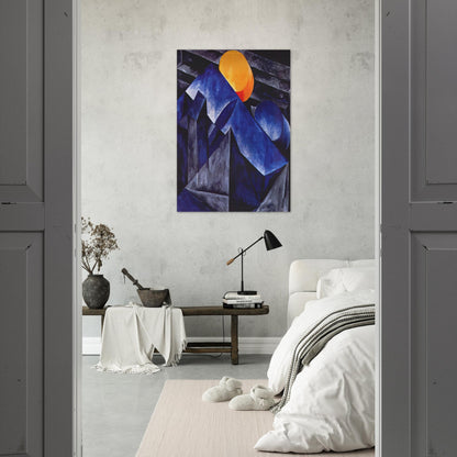 Composition - 1914 - Natalia Goncharova Brushed Aluminum Print - 70x100 cm / 28x40 inches | Natalia Goncharova Aluminum Print | Natalia Goncharova Prints