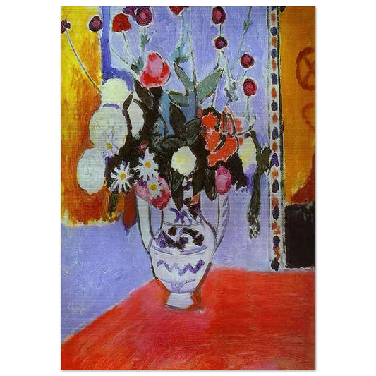 A BUNCH OF FLOWERS 1907 - Henri Matisse Brushed Aluminum Print - 70x100 cm / 28x40 inches | Henri Matisse Aluminum Print | Henri Matisse Prints