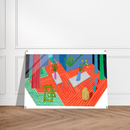 David Hockney - David Hockney Acrylic Print - 70x100 cm / 28x40″ inches | David Hockney Art | Artwork by David Hockney