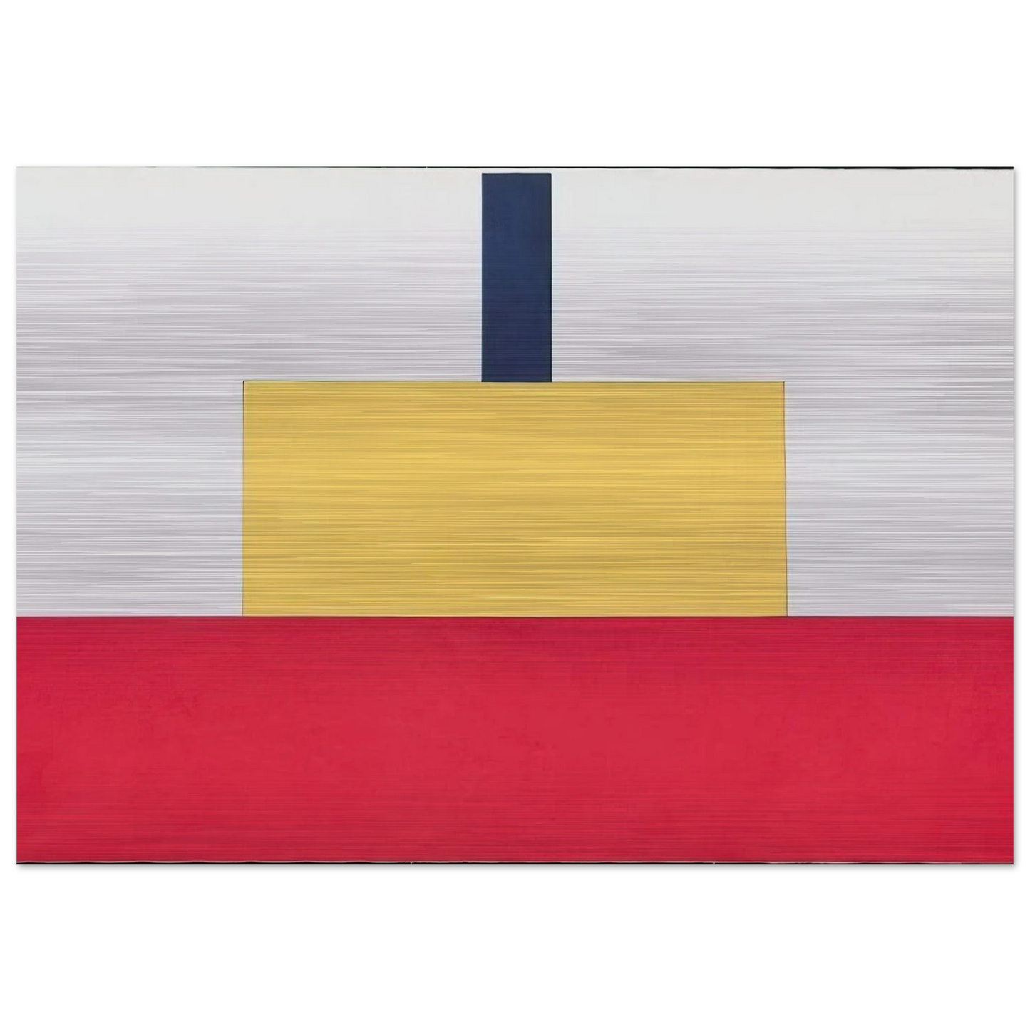 Castle CCCXXXIII 15.7.01 - 2001 - Bob Law Brushed Aluminum Print - 70x100 cm / 28x40 inches | Bob Law Aluminum Print | Bob Law Prints
